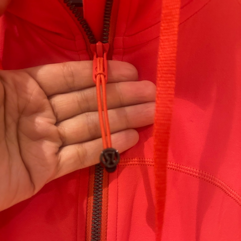 Lululemon Athletica Hooded Define Jacket Nulu – Bright Coral – Size 10